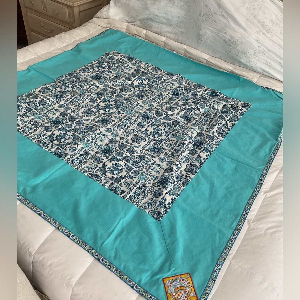 Vintage Oilily coverlet